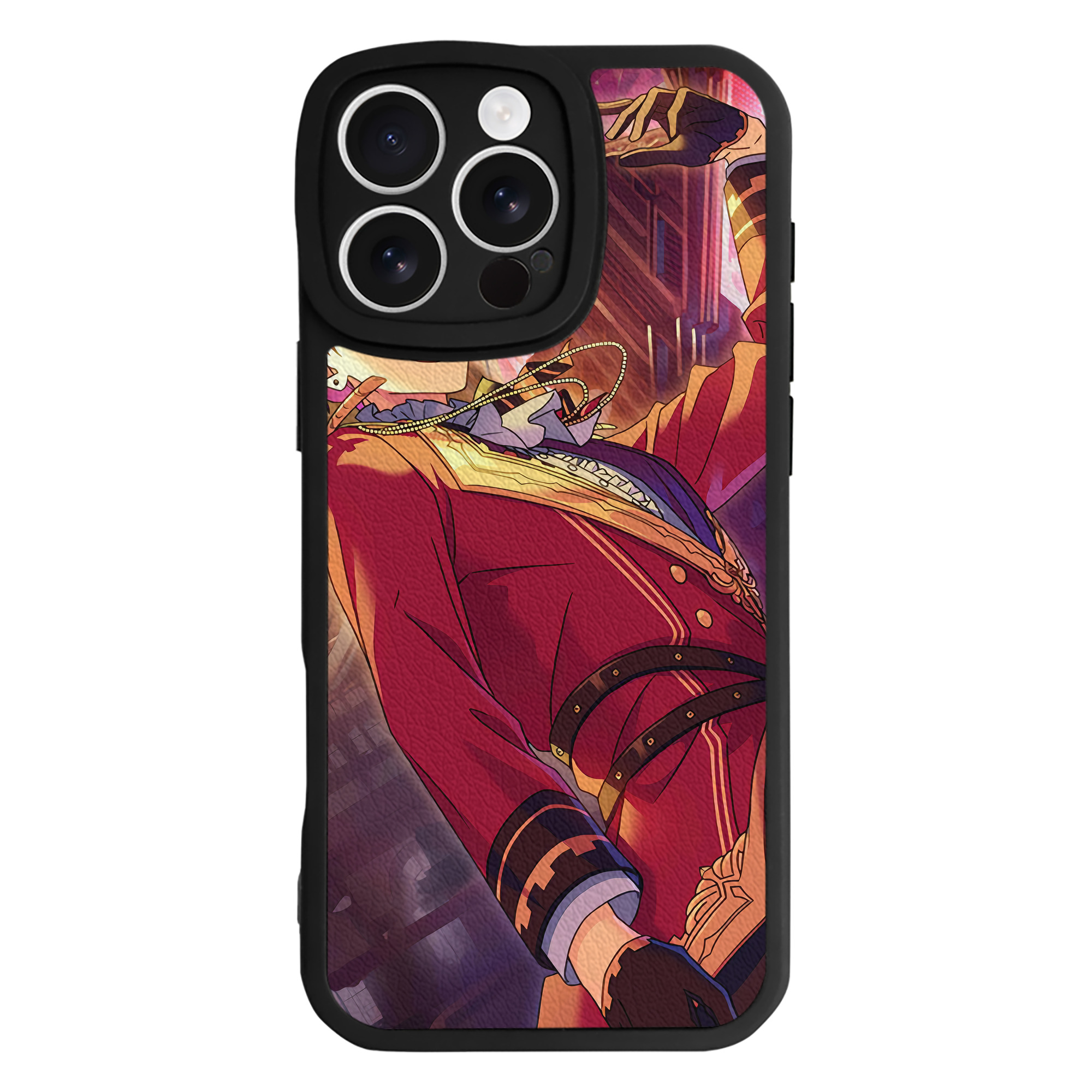 （画像用） あんさんぶるスターズ! Ensemble Stars 【iPhone 16シリーズ対応】シリコンスマホケース（レザー調） 材質：シリコン